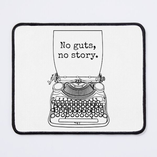 Item preview, Funny Writer Author Novelist No Guts No Story Typewriter designed and sold by GrandeDuc.