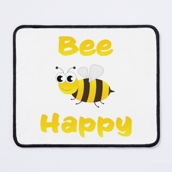 Item preview, Bee Happy Yellow And Brown Bee designed and sold by geminivibe.