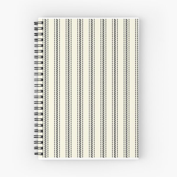 Item preview, Antique Mattress Ticking Stripe Ivory Parchment  designed and sold by LoreliDesigns.