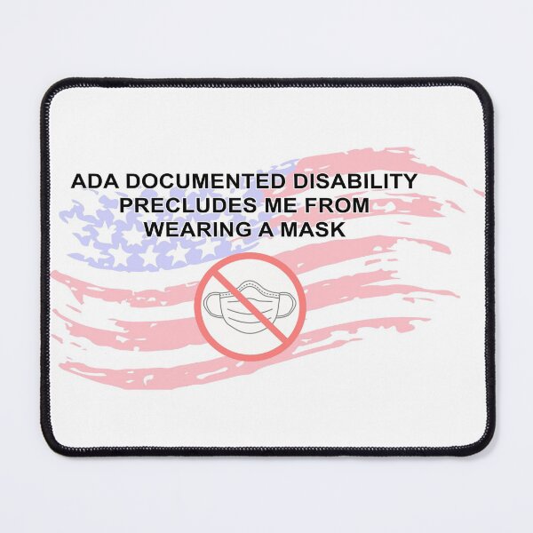 Item preview, ADA Mask Precluded Disability designed and sold by MotoringZen.
