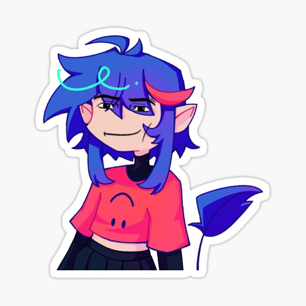 mimzyy looks at you like this. what you doin? Sticker