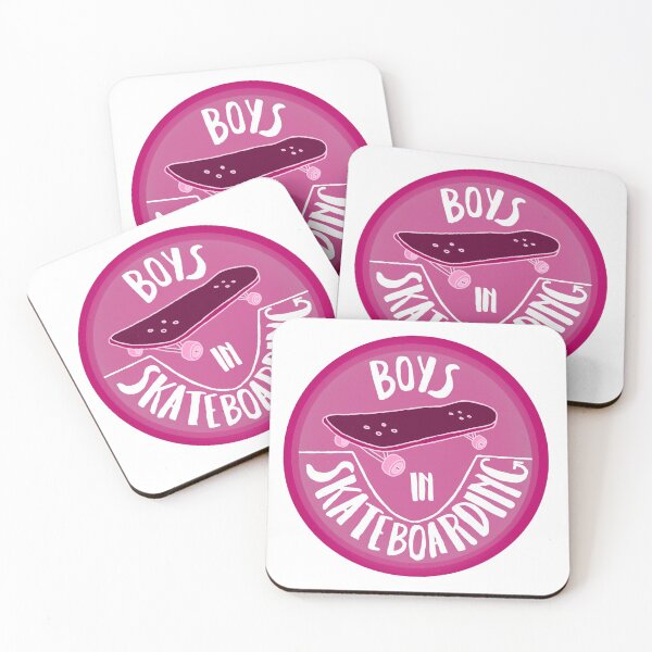 Item preview, Boys In Skateboarding (Pink) designed and sold by jaybooysen28.
