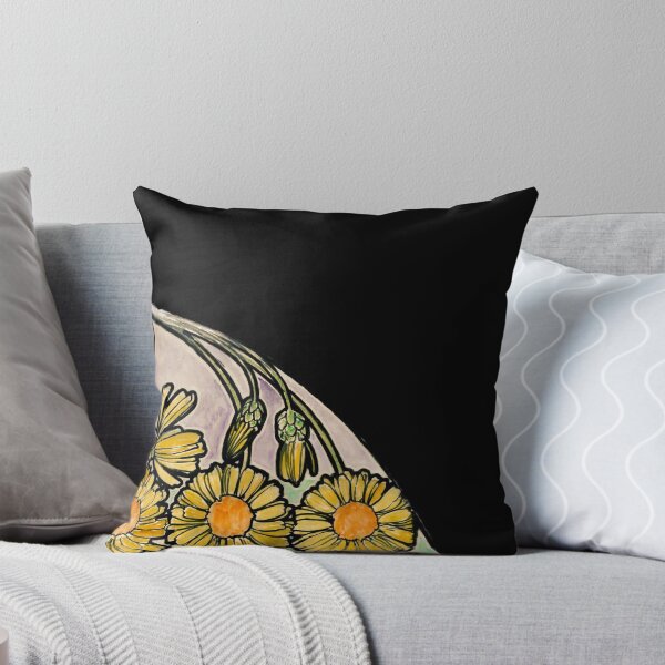 Artikelvorschau, Mucha Blumenmotiv entworfen und verkauft von DrMcFlowerFace.