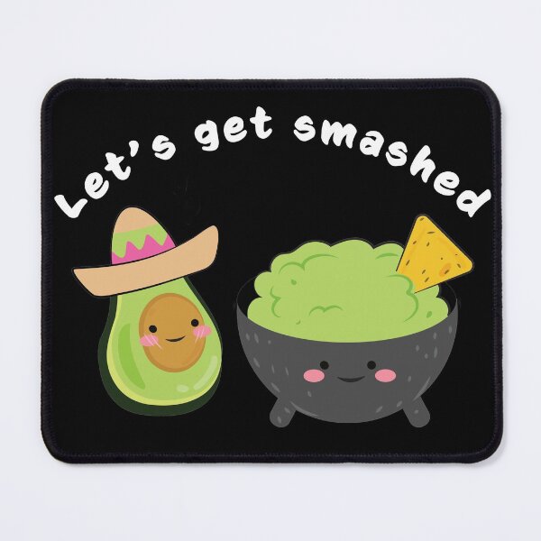 Item preview, Let's Get Smashed Cute Avocado designed and sold by geminivibe.