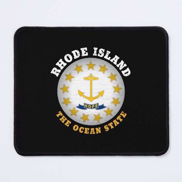 Item preview, RHODE ISLAND OCEAN STATE STATE FLAG designed and sold by Madjack Tees Kiwi SuperStore.