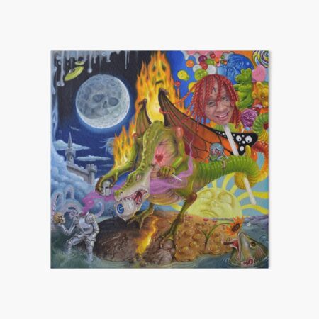 Trip At Knight Album Cover Art Board Print