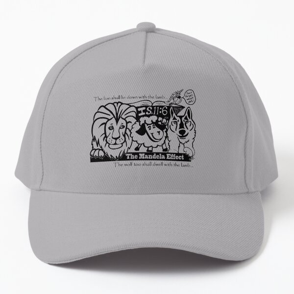 The Lion shall lie down with the lamb Baseball Cap