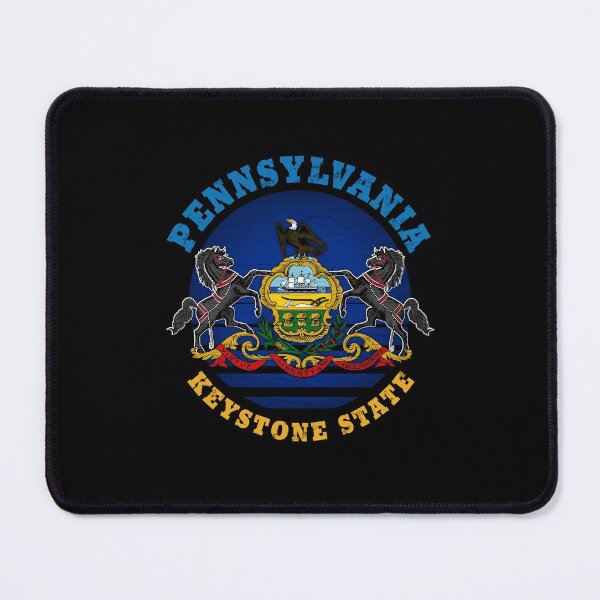 Item preview, PENNSYLVANIA KEYSTONE STATE FLAG designed and sold by Madjack Tees Kiwi SuperStore.
