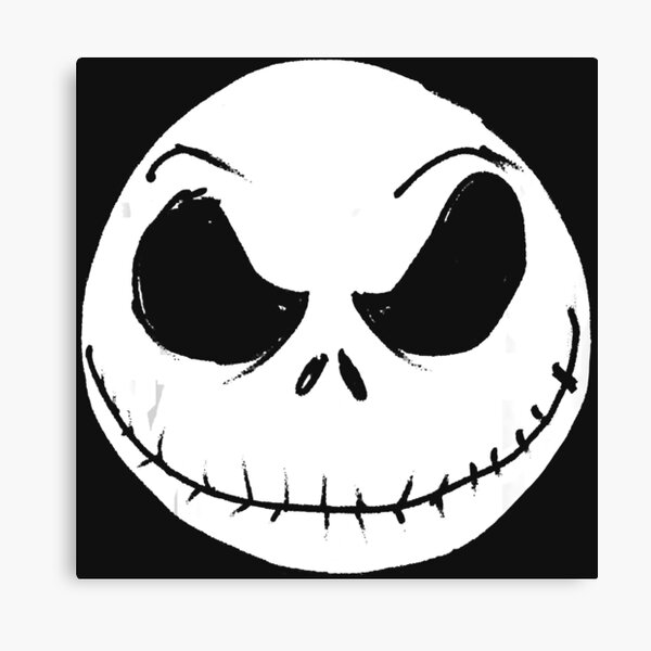 Skull Face Black White Skeleton Jack Skellington Fimo Slices Polymer C