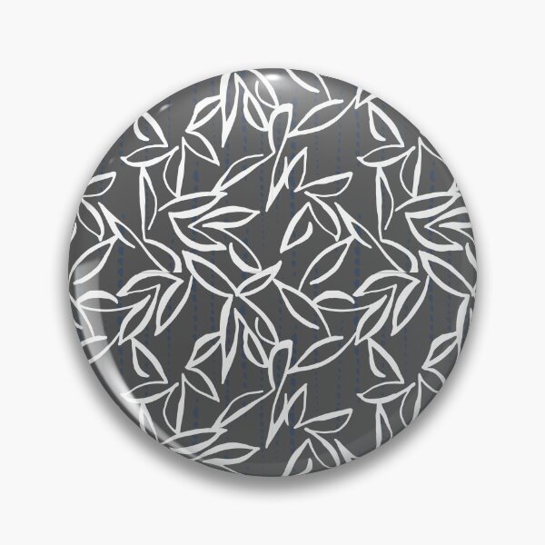Item preview, Grey and White Leaves (No Square Outline) designed and sold by JazzPWall.