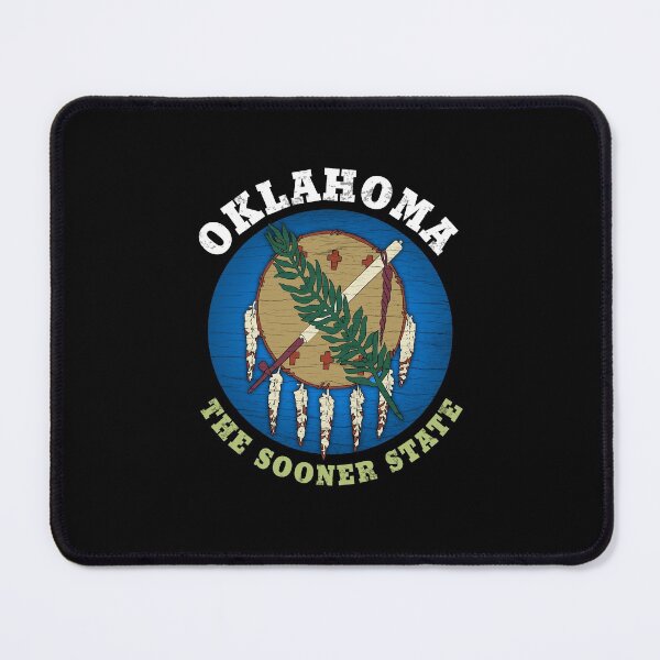 Item preview, OKLAHOMA SOONER STATE FLAG designed and sold by Madjack Tees Kiwi SuperStore.