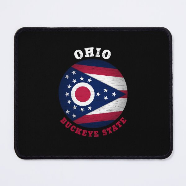 Item preview, OHIO BUCKEYE STATE FLAG designed and sold by Madjack Tees Kiwi SuperStore.