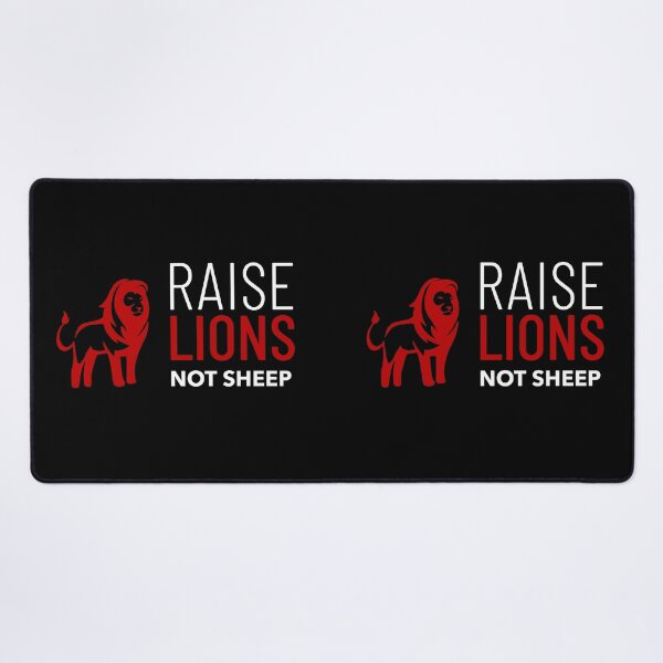 Item preview, Raise Lions Not Sheep designed and sold by geminivibe.