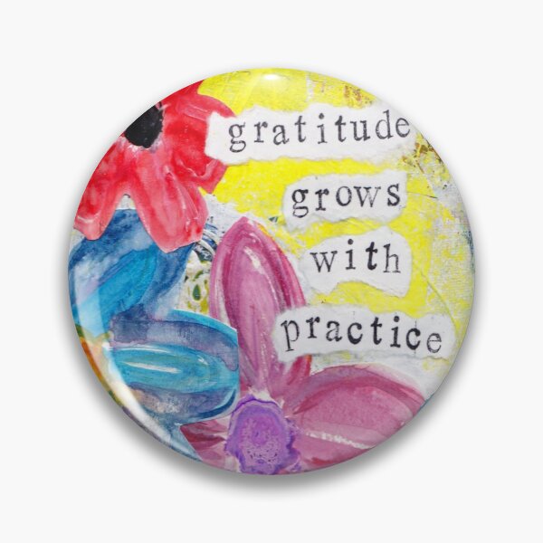 Item preview, Gratitude Grows With Practice  designed and sold by KATHLEEN TENNANT ART.