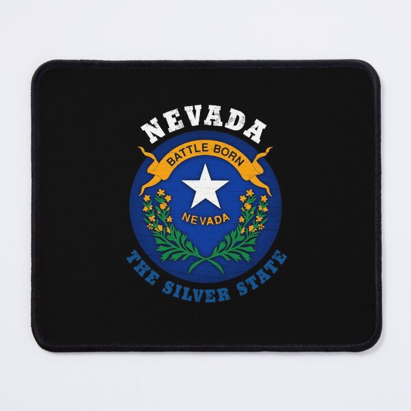 Item preview, NEVADA SILVER STATE FLAG designed and sold by Madjack Tees Kiwi SuperStore.