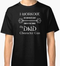 DnD Character Workout - in white Classic T-Shirt