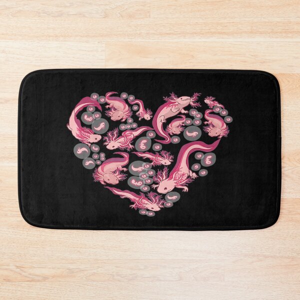 Item preview, Love Axolotl Cute Axolotls Swiming Heart designed and sold by Guckio81.
