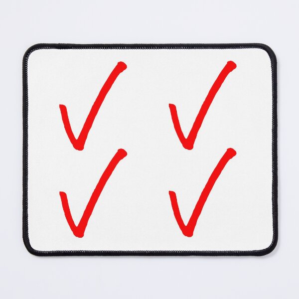 Item preview, Medium Red Check Mark Symbol 4 pack designed and sold by Loving-school.