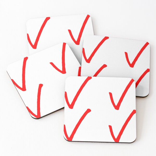 Item preview, Medium Red Check Mark Symbol 4 pack designed and sold by Loving-school.