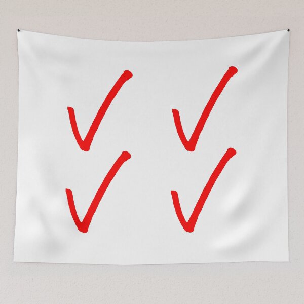 Item preview, Medium Red Check Mark Symbol 4 pack designed and sold by Loving-school.