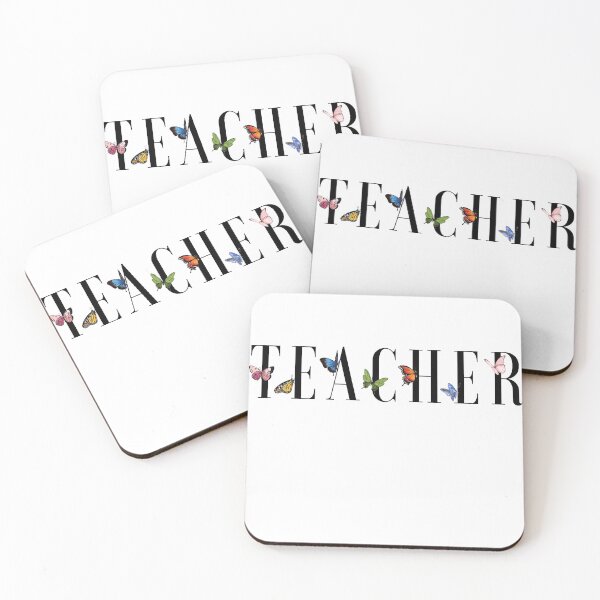 Item preview, Teacher First Day of / Back to School Butterflies Design, Preppy Love of Teaching Vibes designed and sold by PeriodicLabel.