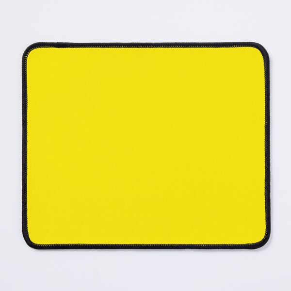 Yellow | Bright Yellow | Solid Color | Mouse Pad