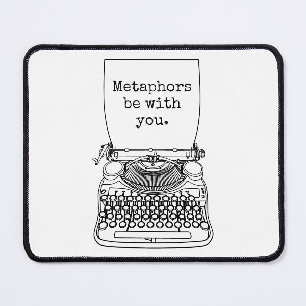Item preview, Funny Writer Author Novelist Metaphors Be With You designed and sold by GrandeDuc.