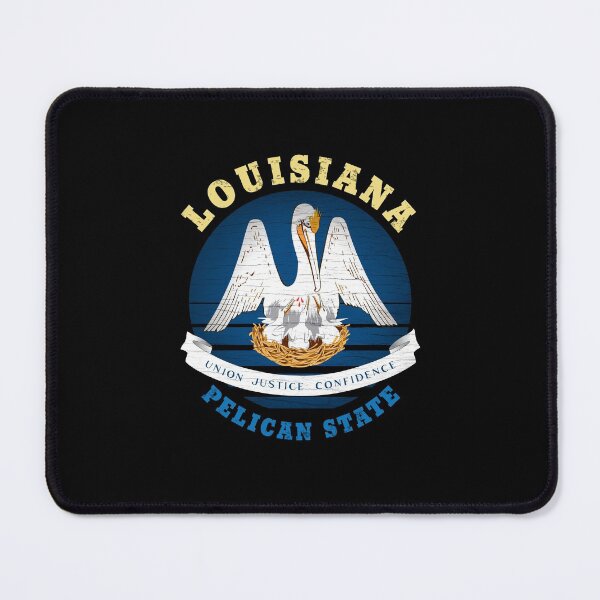 Item preview, LOUISIANA PELICAN STATE FLAG designed and sold by Madjack Tees Kiwi SuperStore.
