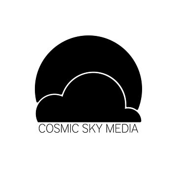 Artwork thumbnail, Cosmic Sky Media Logo (Black) by CosmicSkyMedia