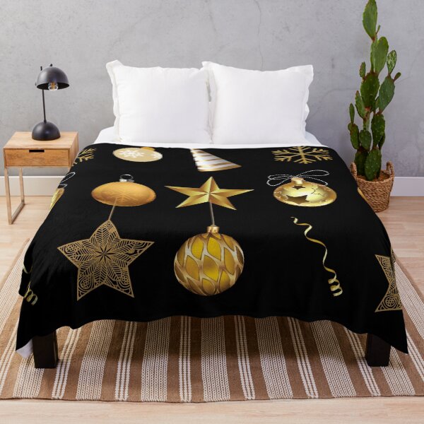 Item preview, Decoraciones navideñas negras y doradas designed and sold by BhARTi Taylor.