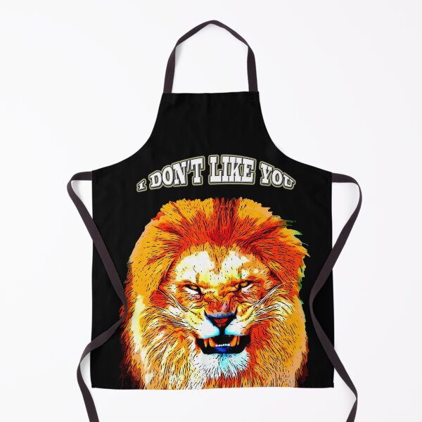 Item preview, Angry, unhappy lion tells you, I don't like you. designed and sold by Astralia.