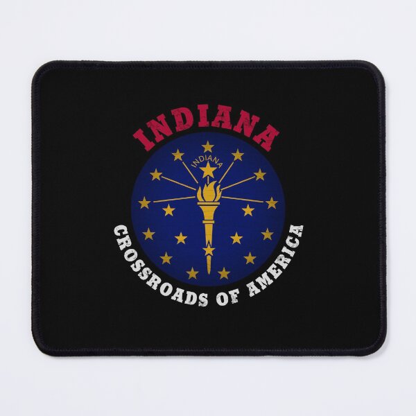 Item preview, INDIANA CROSSROADS STATE FLAG designed and sold by Madjack Tees Kiwi SuperStore.