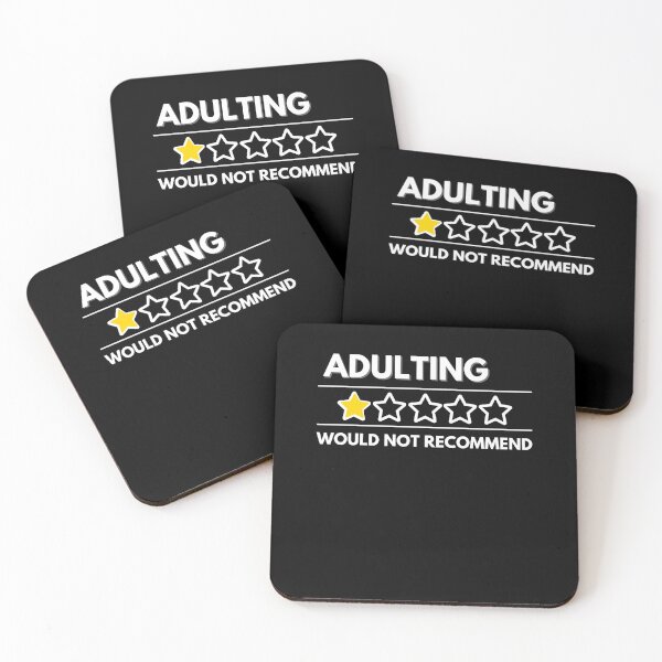 Aperçu de l'œuvre Adulting ne recommanderait pas créée et vendue par ConstantinoMD1.