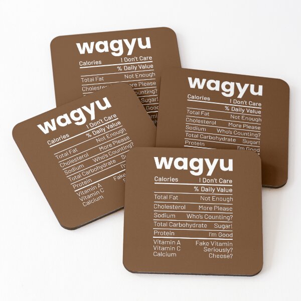 Item preview, Wagyu Steak Nutrition Facts Meat Lover Nutrition Facts designed and sold by dressedupmule.