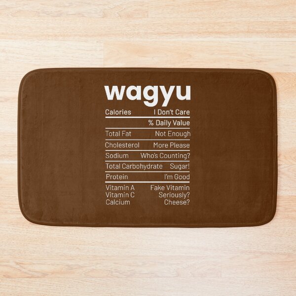 Item preview, Wagyu Steak Nutrition Facts Meat Lover Nutrition Facts designed and sold by dressedupmule.
