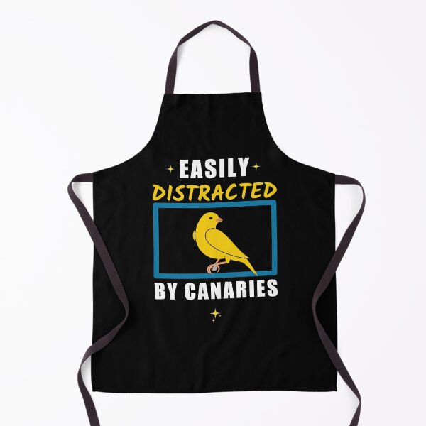Item preview, Easily Distracted by Canaries - Yellow designed and sold by Designforoz.