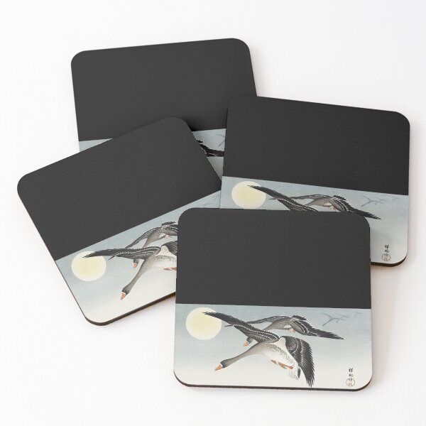 Item preview, Birds at full moon by Ohara Koson  designed and sold by Tamas Das.