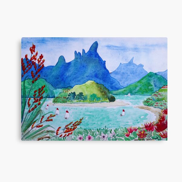 Item preview, Dinghies on Parua Bay designed and sold by lisabenckhuysen.