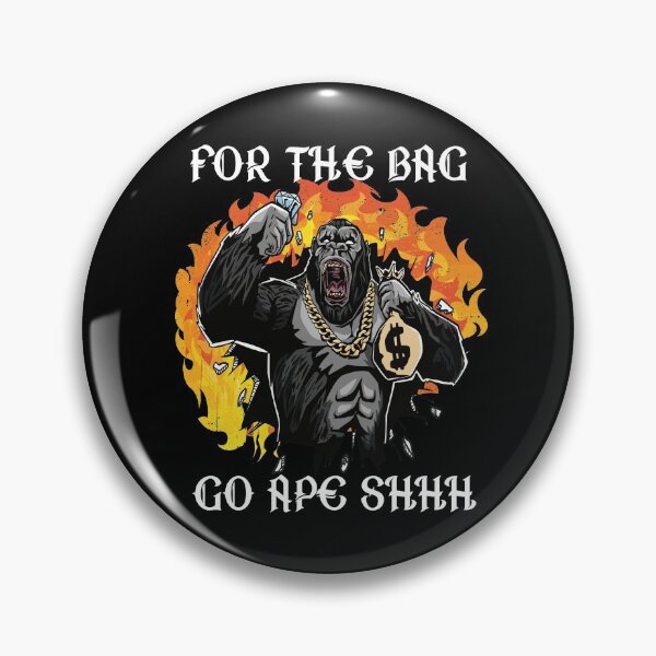 Artikelvorschau, FÜR DIE TASCHE GO APE SHHH - LUSTIGES MOTIVATIONSZITAT entworfen und verkauft von PhillDaPhlava.