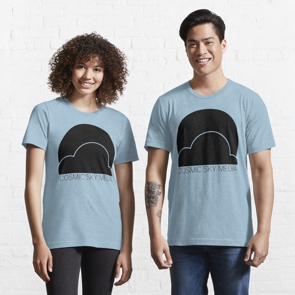 Cosmic Sky Media Logo (Black) Essential T-Shirt