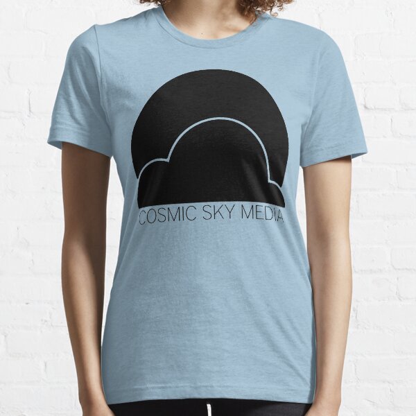 Cosmic Sky Media Logo (Black) Essential T-Shirt