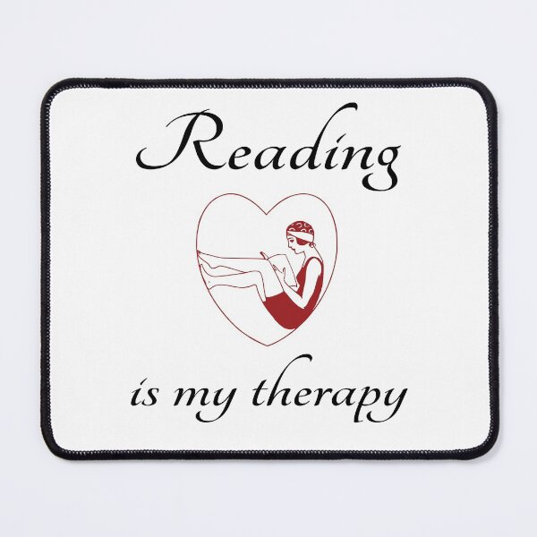 Item preview, Reading Is My Therapy designed and sold by geminivibe.
