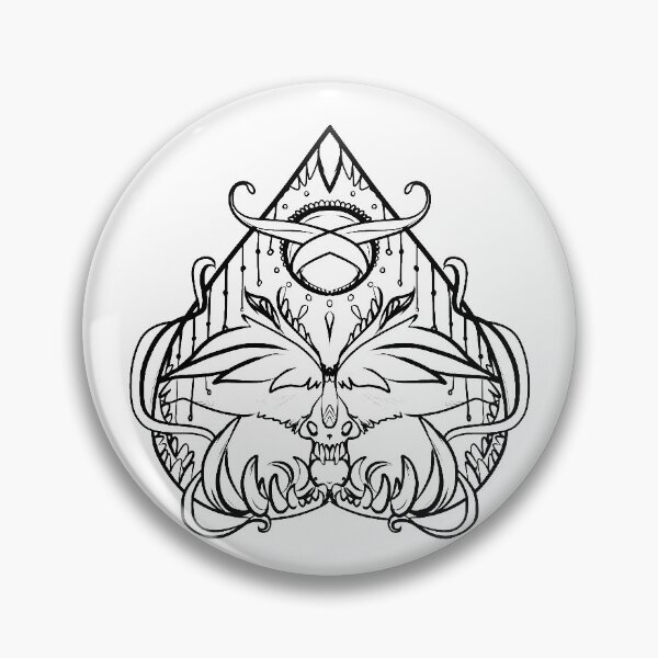 Item preview, Ouija Moth Planchet  designed and sold by Sable's Occult and Curios.