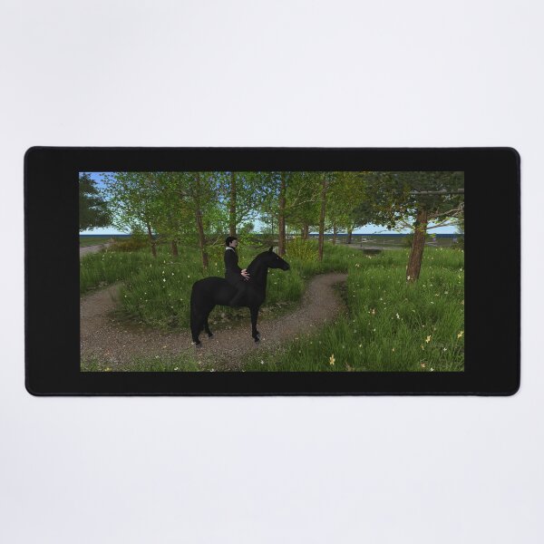 Item preview, Edgar Allan Poe riding a horse designed and sold by The Poette.