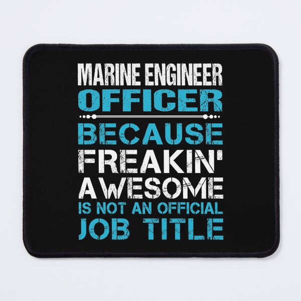 Item preview, Marine Engineer Officer T Shirt - Freaking Awesome Job Gift Item Tee designed and sold by beckergree.