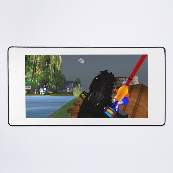 Item preview, funny second life fishing shot with horse designed and sold by The Poette.