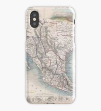 Vintage Map of Mexico (1851) iPhone Case
