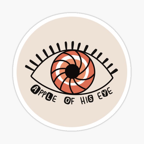 Apple of His Eye Sticker