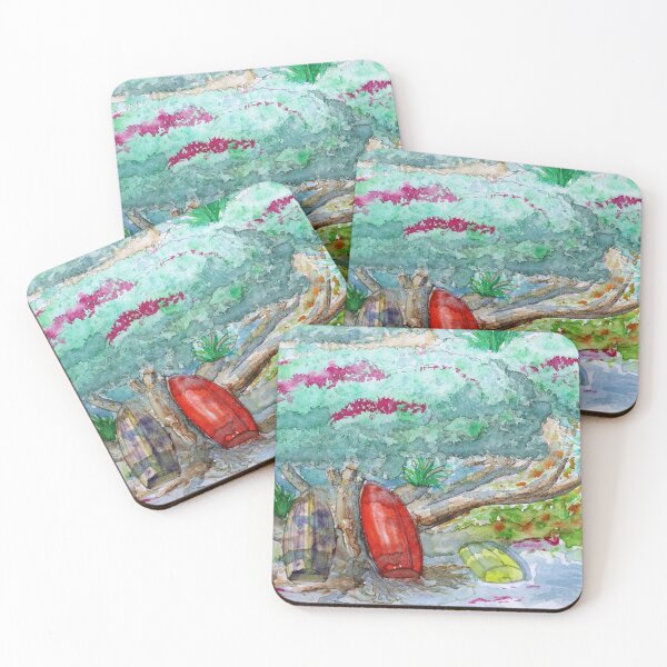 Item preview, Dinghies and Pohutukawa Tree designed and sold by lisabenckhuysen.