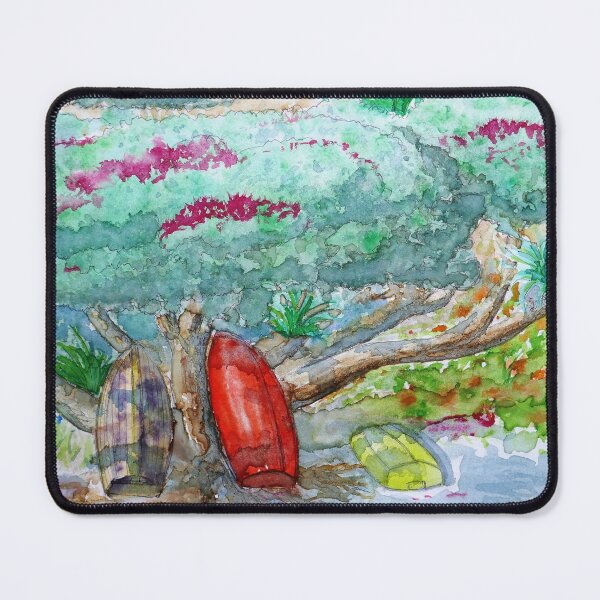 Item preview, Dinghies and Pohutukawa Tree designed and sold by lisabenckhuysen.